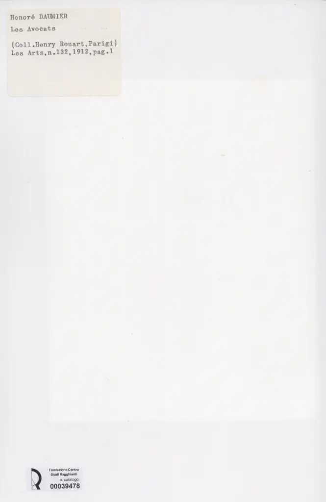 Anonimo , Daumier, Honor&eacute; - sec. XIX - Les Avocats , retro