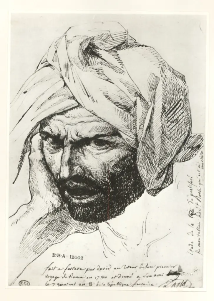 Anonimo , David, Jacques-Louis - sec. XVIII - Le pestif&eacute;r&eacute; , fronte