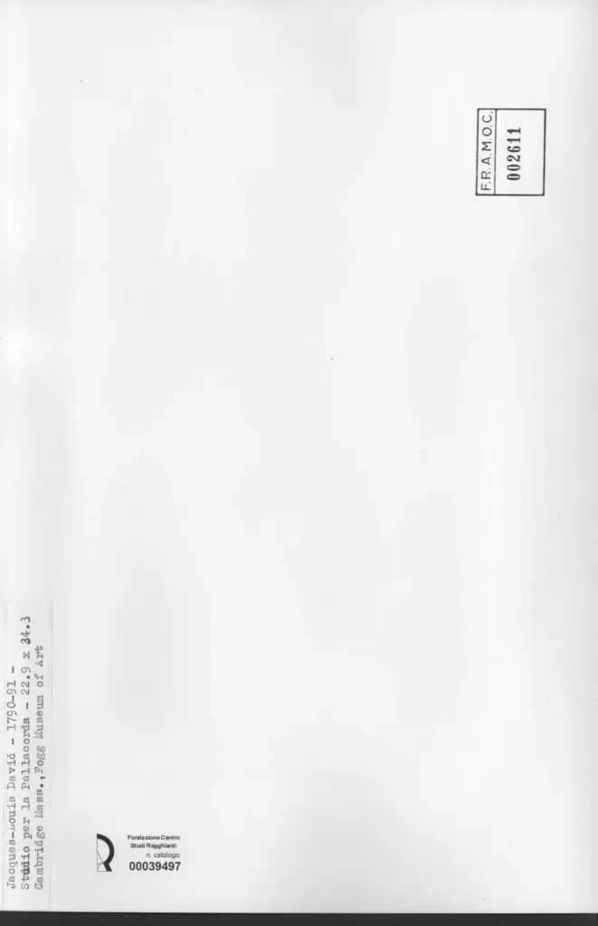 Anonimo , David, Jacques-Louis - sec. XVIII , retro