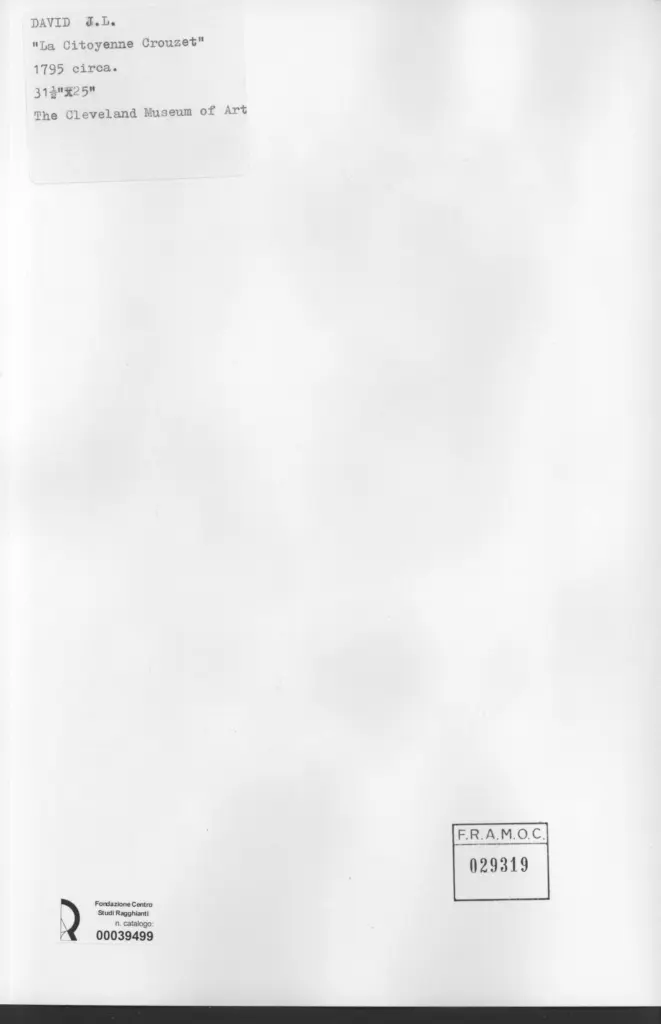 Anonimo , David, Jacques-Louis - sec. XVIII , retro