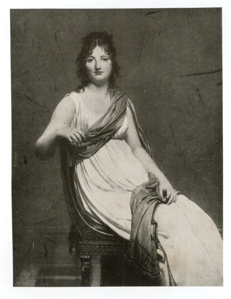 Anonimo , David, Jacques-Louis - sec. XVIII - Ritratto di Enrichetta de Verninac Delacroix , fronte