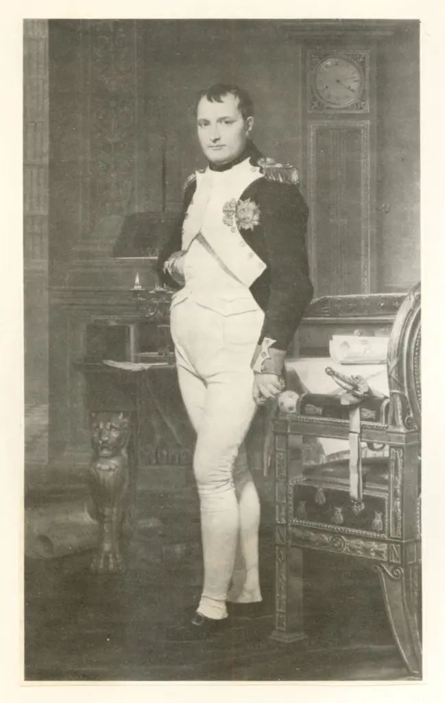 Anonimo , David, Jacques-Louis - sec. XIX - Napoleone nel suo gabinetto di lavoro , fronte