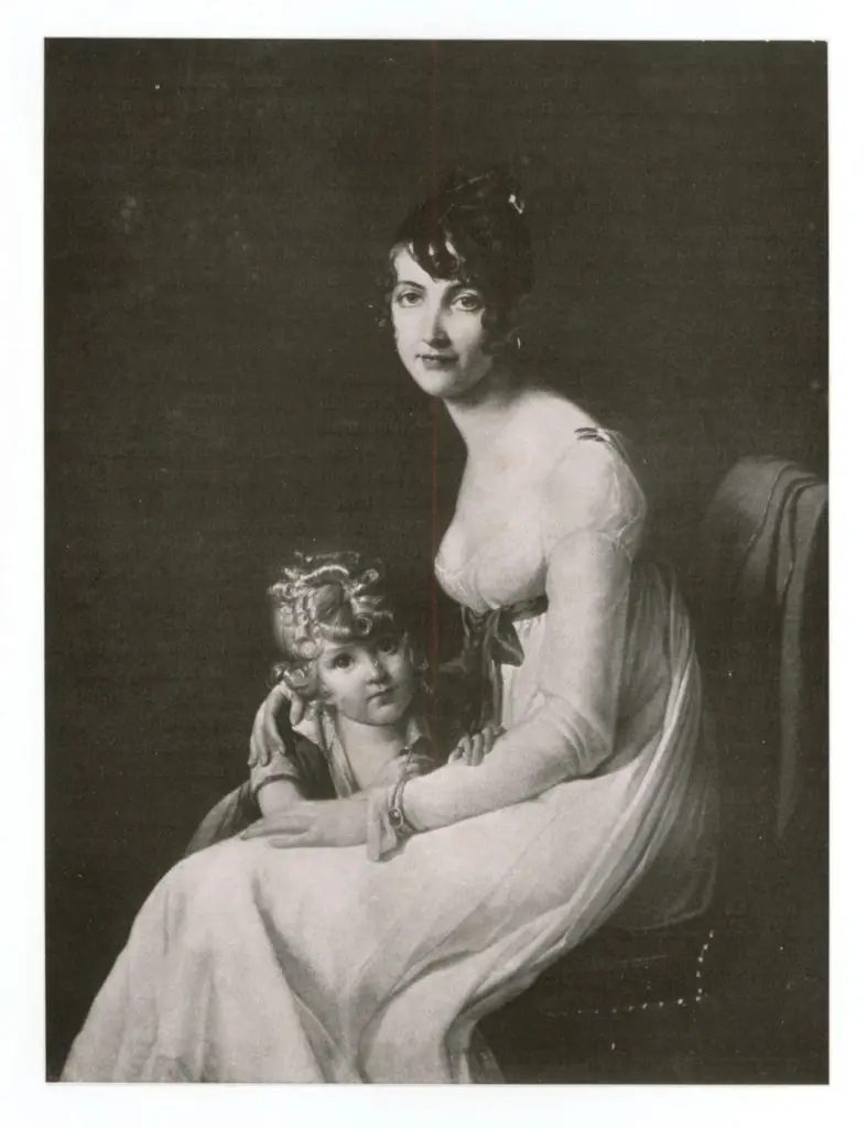 David, Jacques-Louis , Mme. Richmond mit s&ouml;hnchen