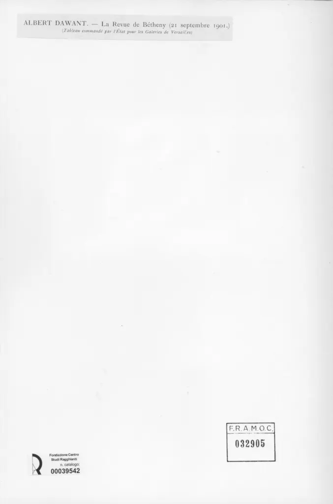 Anonimo , Dawant, Albert - sec. XX - La Revue de B&eacute;theny , retro