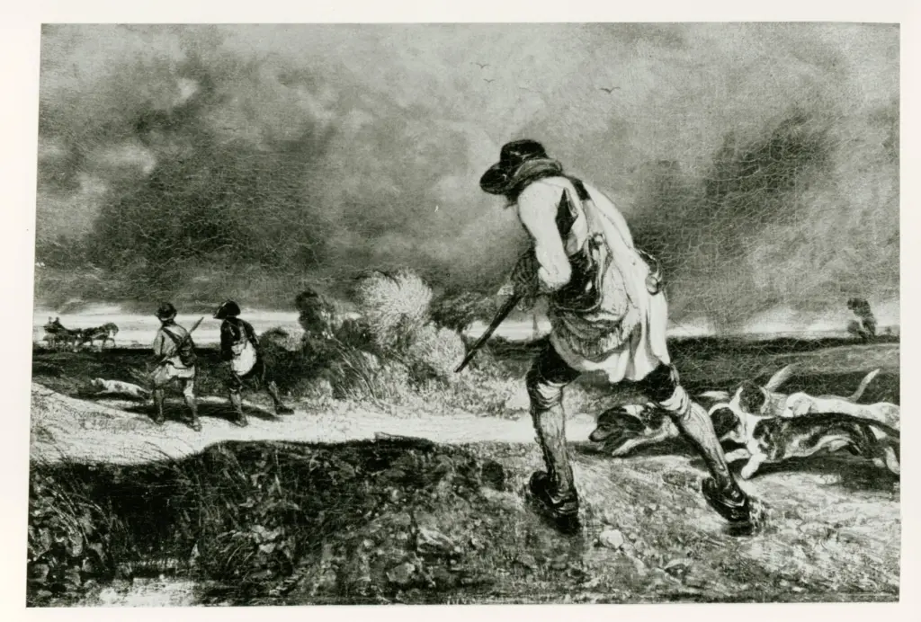 Anonimo , Decamps, A.G. - sec. XIX - Le garde-chasse