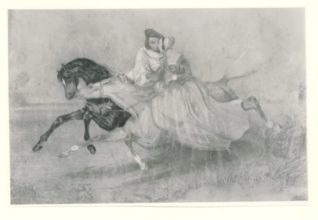 De Breux, Alfred , Le Baiser au plein Galop