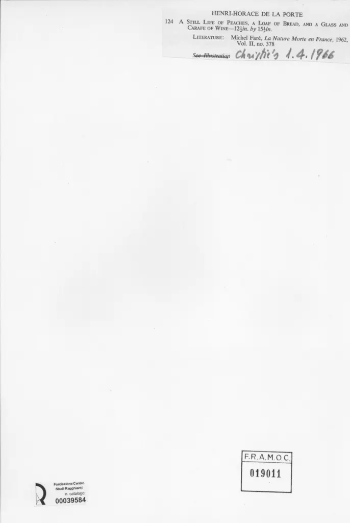 Anonimo , De La Porte, Henri Horace , retro