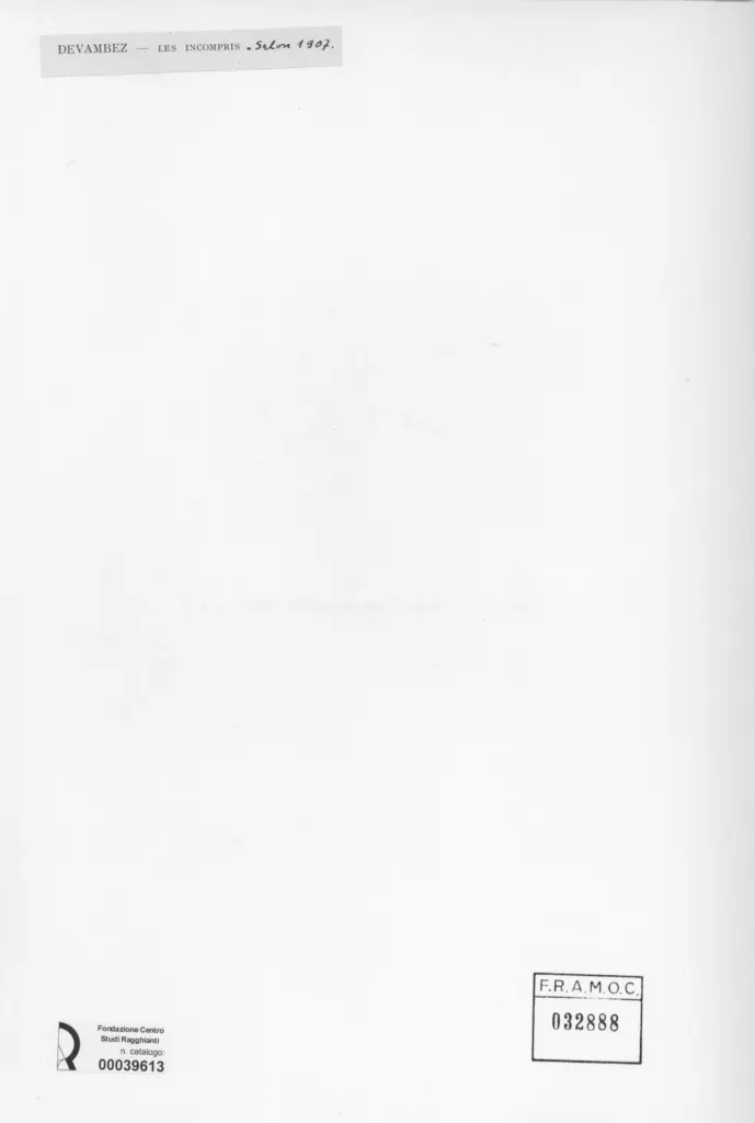 Anonimo , Devambez, Andre - sec. XIX - Le Incompris , retro