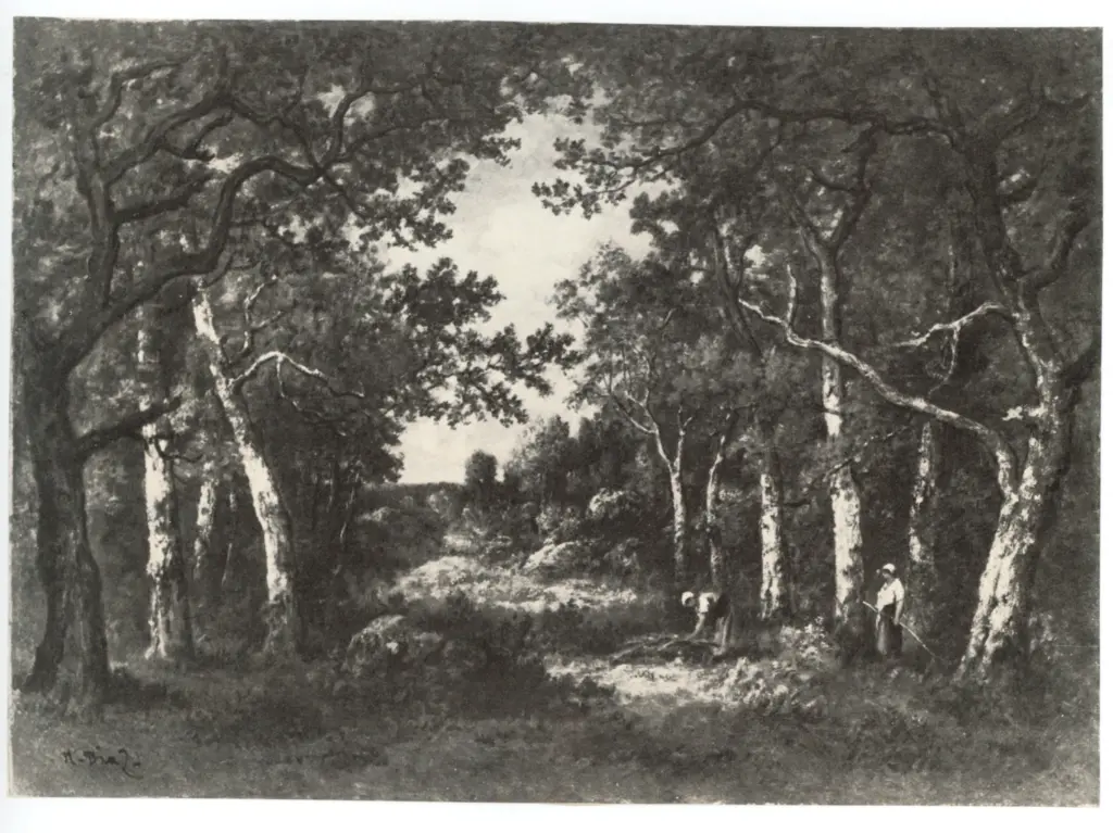 Diaz De La Pena, Narcisse , Les ramasseuses des fagots -