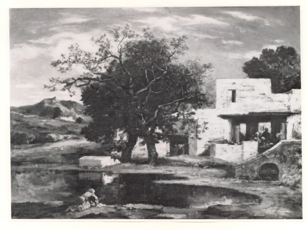 Diaz De La Pena, Narcisse , Scene en apique du nord -