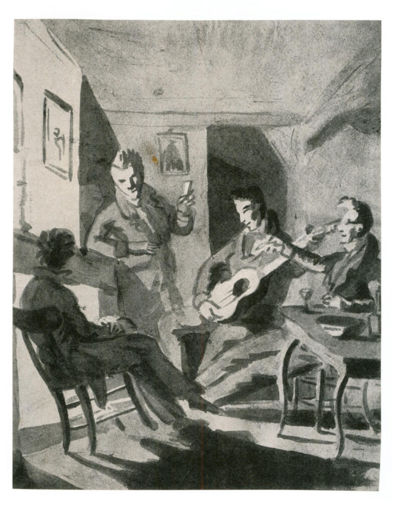 Anonimo , Delacroix, Eugène - sec. XIX - La notte di S. Silvestro del 1817 , fronte