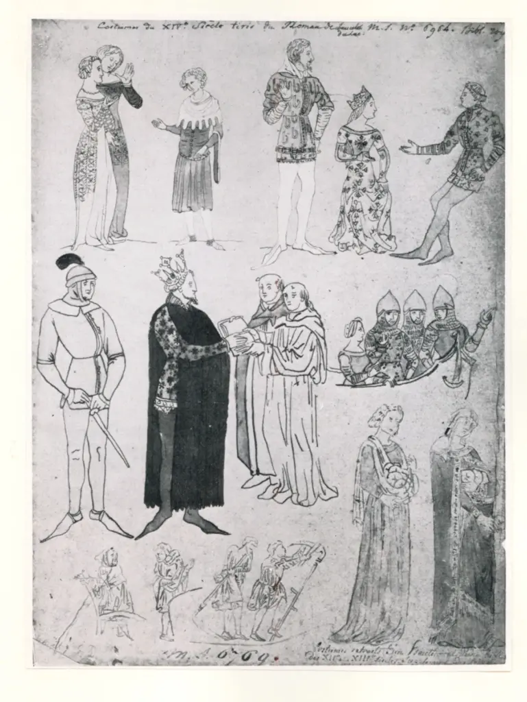 Anonimo, Anonimo , Delacroix, Eug&egrave;ne - sec. XIX - Foglio di studi , fronte
