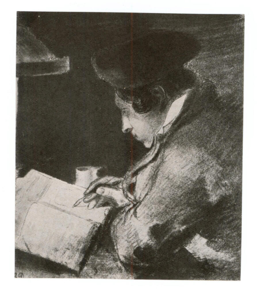 Anonimo , Delacroix, Eugène - sec. XIX - Ritratto di Riccardo Boningston , fronte