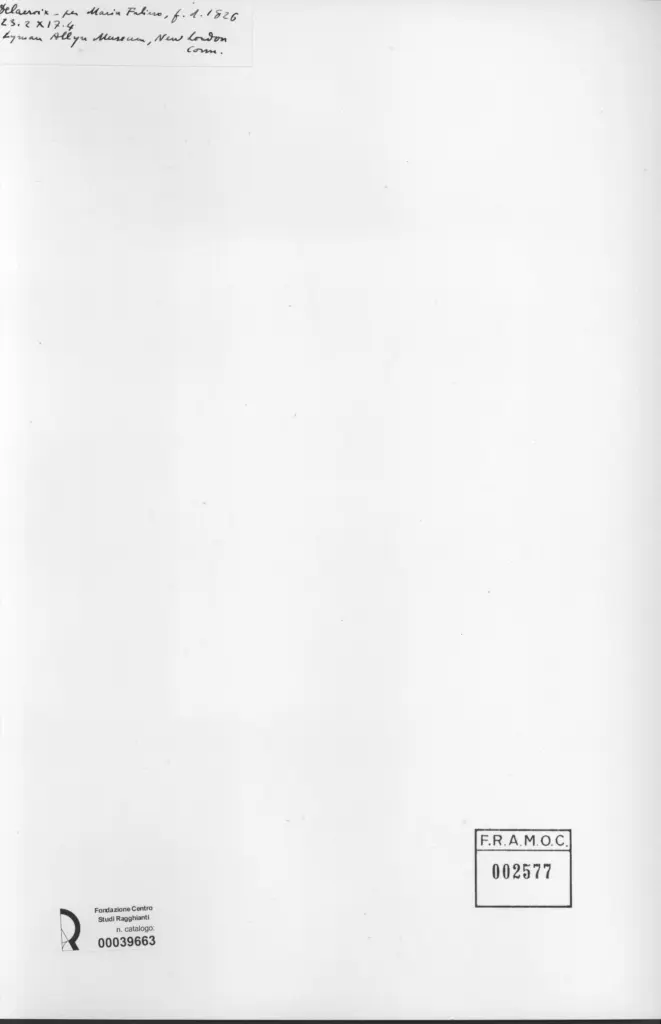 Anonimo , Delacroix, Eug&egrave;ne - sec. XIX - Ritratto per Marin Faliero , retro