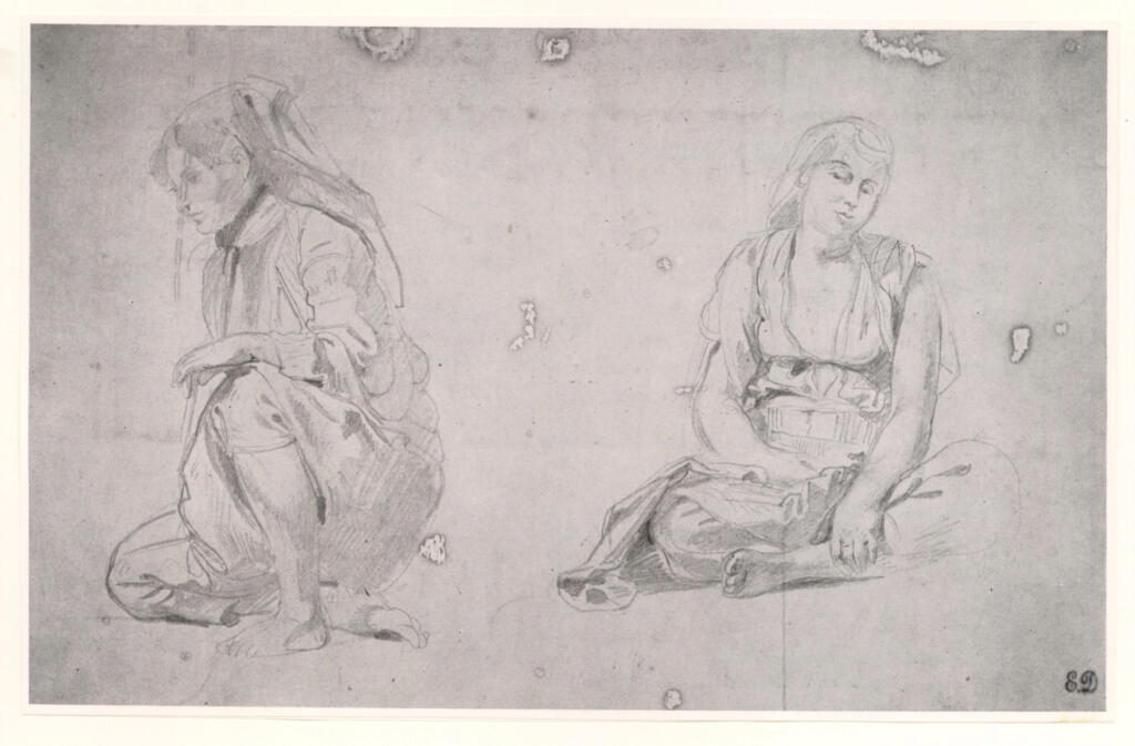 Mingrone, Livio , Delacroix, Eugène - sec. XIX - Studio per "Femme d'Alger" , fronte