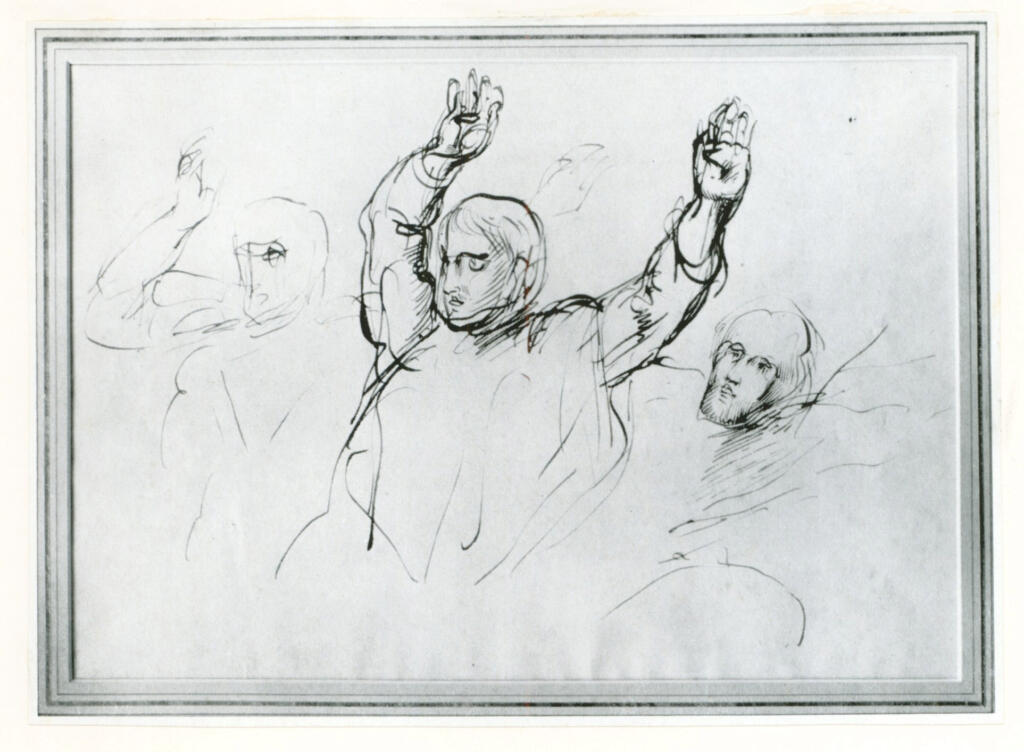 Anonimo , Delacroix, Eugène - sec. XIX - Les Convulsionnaires de Tanger , fronte