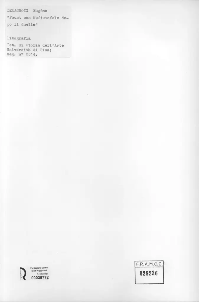 Universit&agrave; di Pisa. Dipartimento di Storia delle Arti , retro