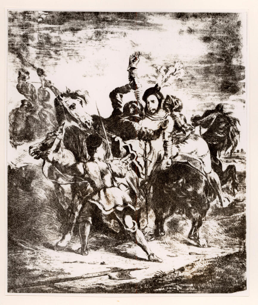 Delacroix, Eugène , Weislingens Gefangennahme -