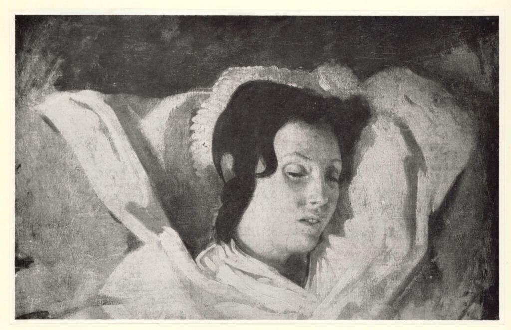 Anonimo , Delacroix, Eugène - sec. XIX - La Morte , fronte