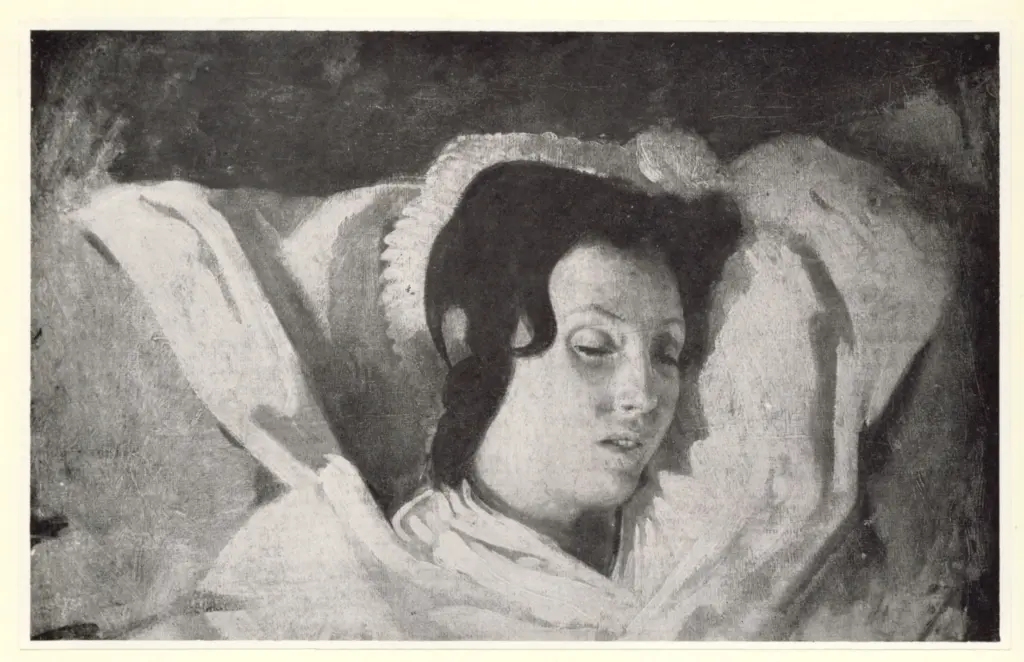 Anonimo , Delacroix, Eug&egrave;ne - sec. XIX - La Morte , fronte