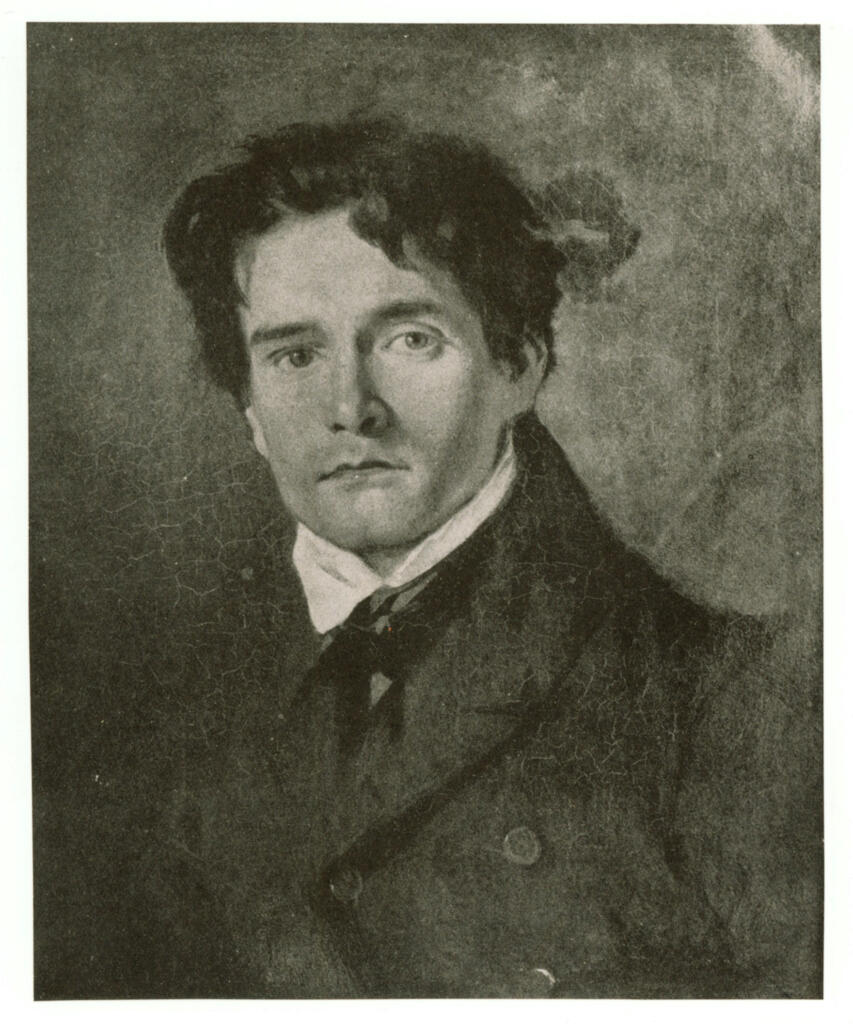 Anonimo , Delacroix, Eugène - sec. XIX - Ritratto di Leone Riesener , fronte
