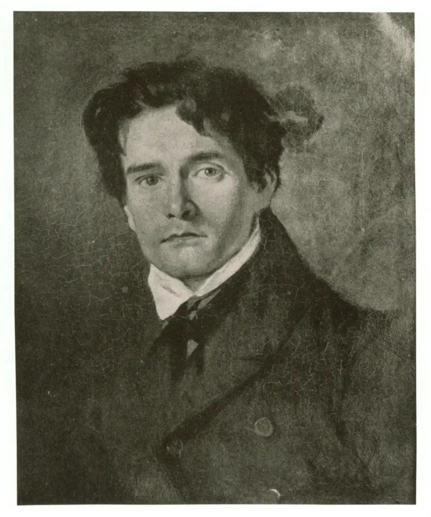Anonimo , Delacroix, Eug&egrave;ne - sec. XIX - Ritratto di Leone Riesener , fronte