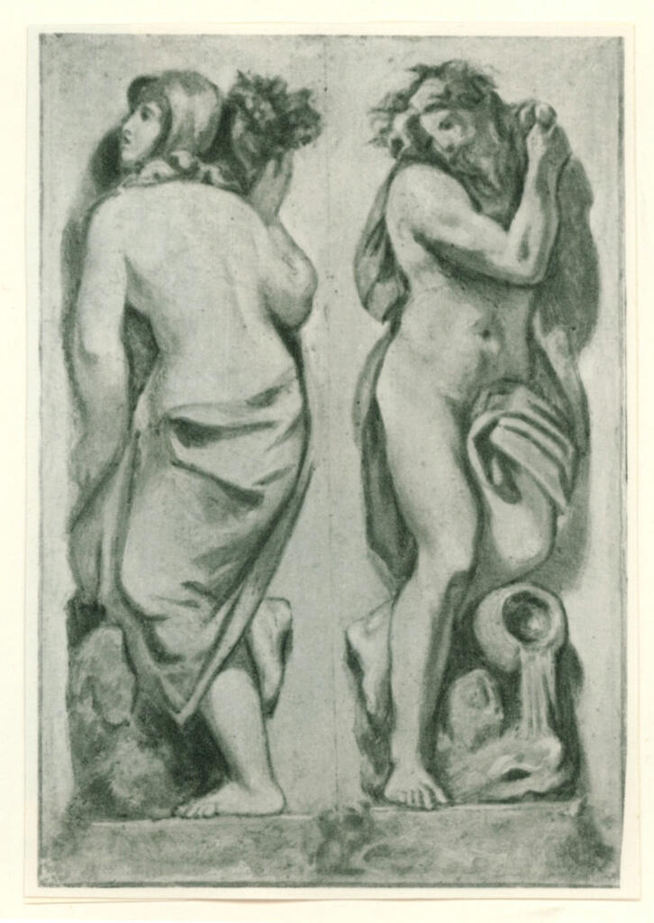 Anonimo , Delacroix, Eugène - sec. XIX - I fiumi di Francia , fronte
