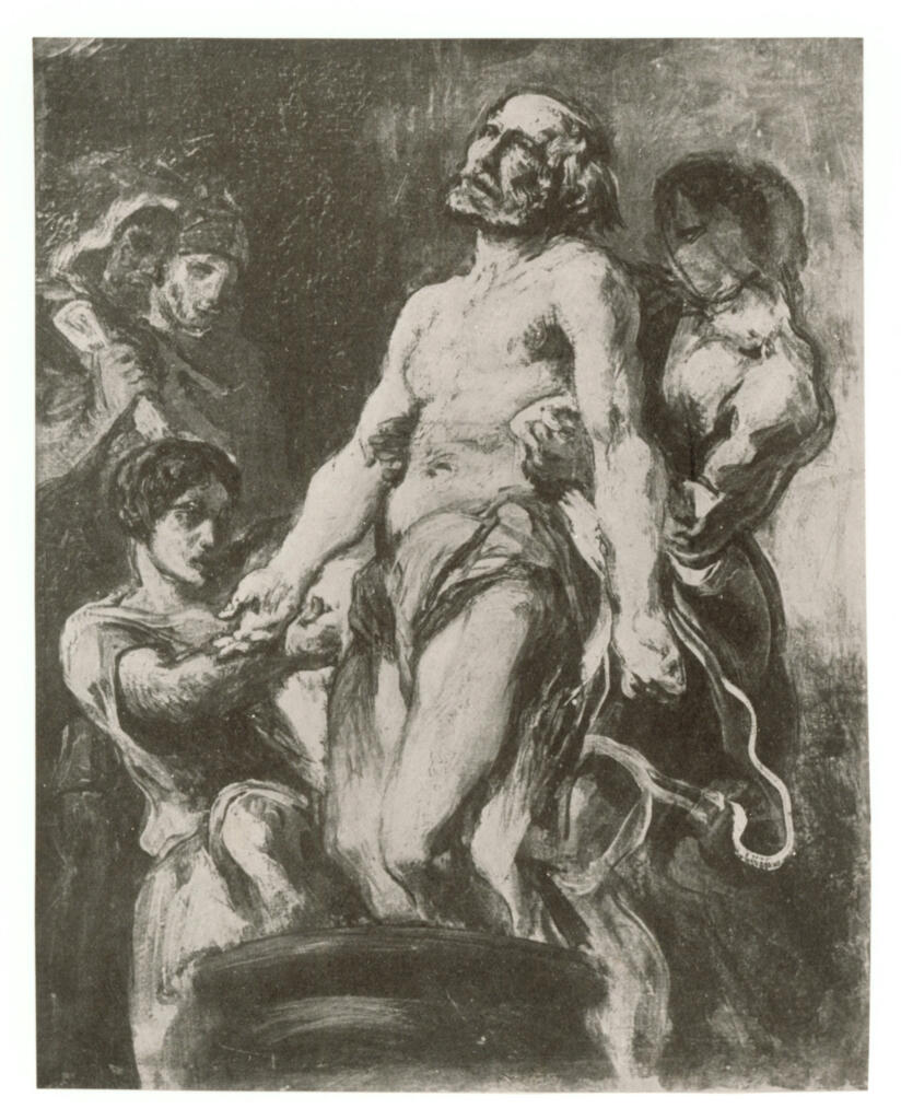 Anonimo , Delacroix, Eugène - sec. XIX - La morte di Seneca , fronte