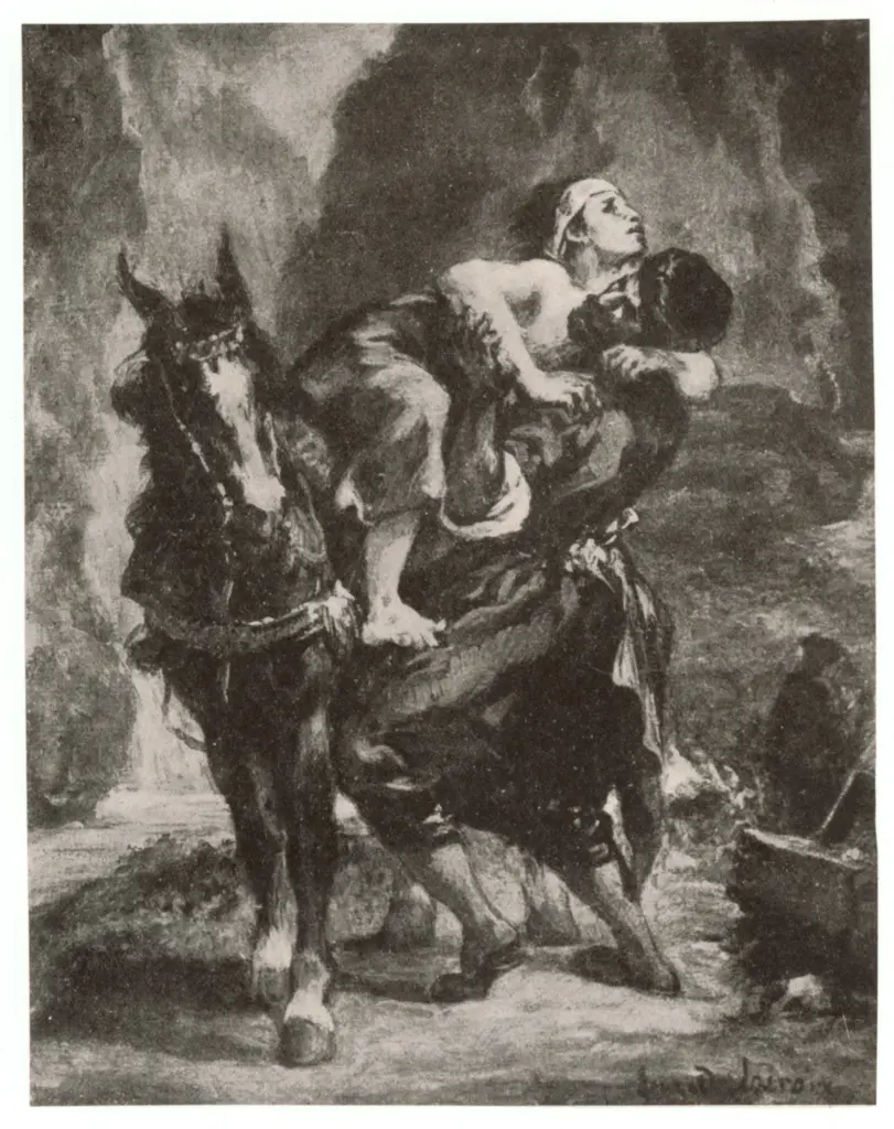 Anonimo , Delacroix, Eugène - sec. XIX - Il buon Samaritano , fronte