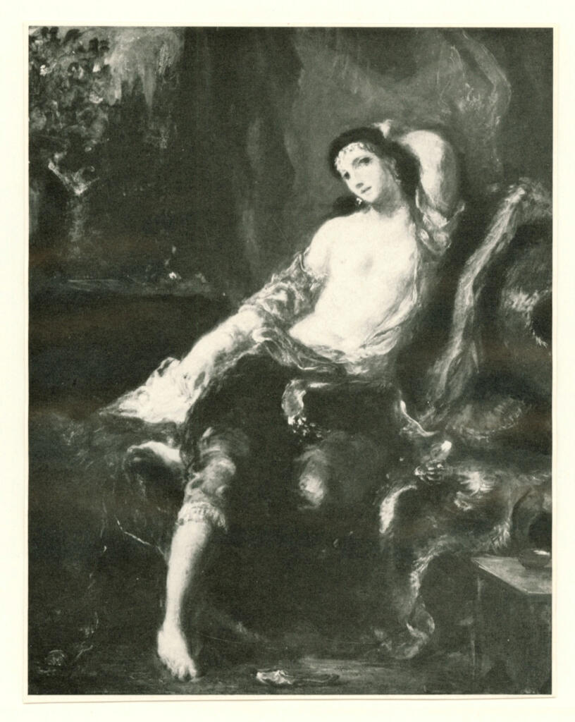 Anonimo , Delacroix, Eugène - sec. XIX - Odaliske , fronte