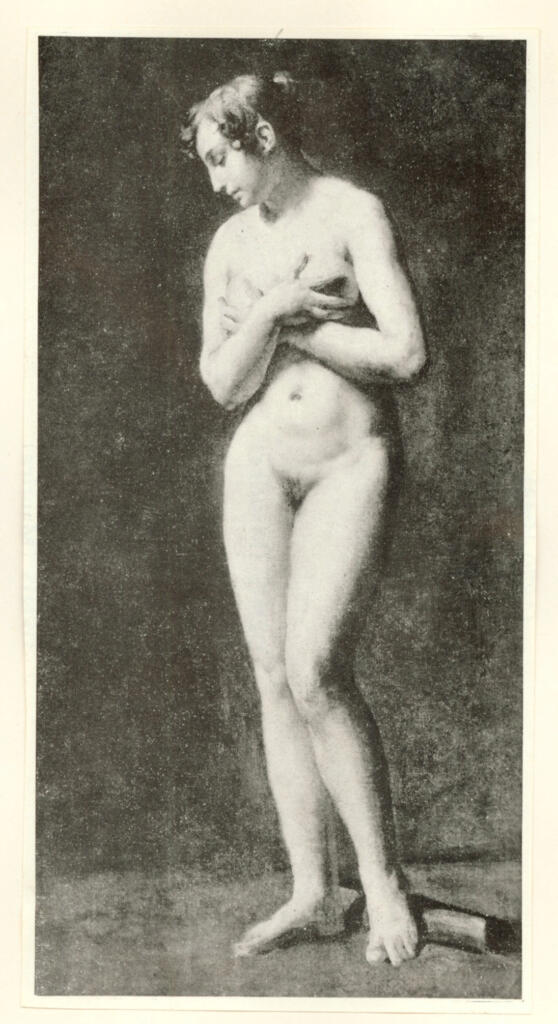 Anonimo , Delacroix, Eugène - sec. XIX - Nudo di donna , fronte