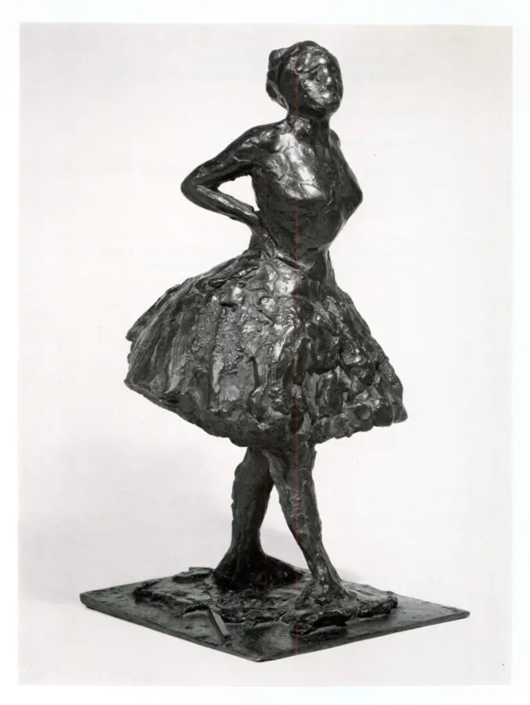 Anonimo , Degas, Edgar - sec. XIX - Danseuse habill&eacute;e au repos , fronte