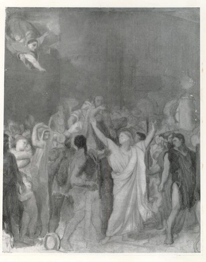 Degas, Edgar , Le Martyre de St. Symphorian, après Ingres -