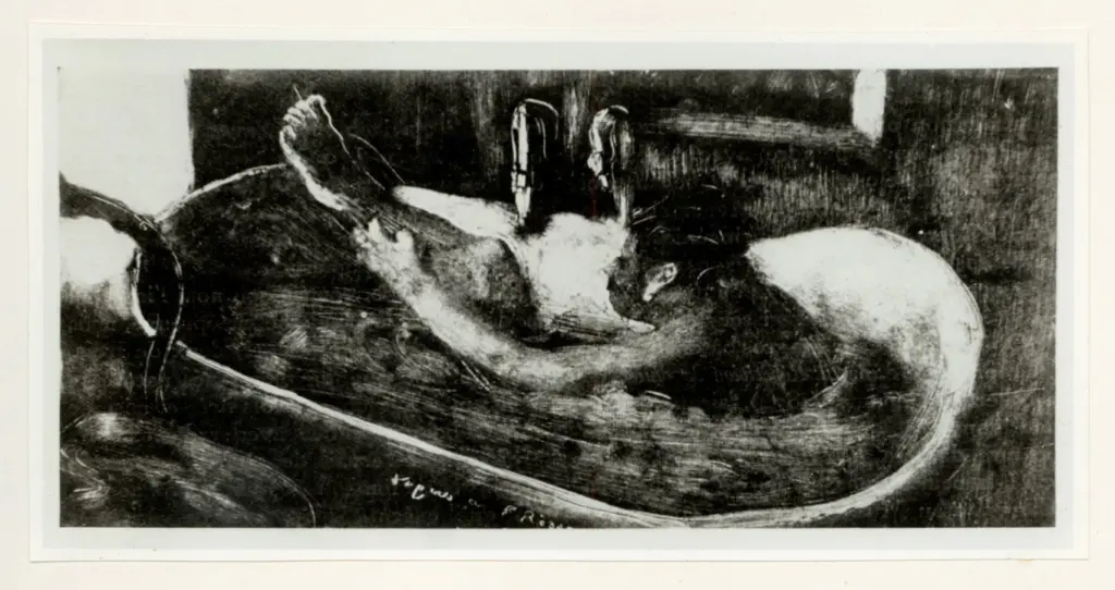 Anonimo , Degas, Edgar - sec. XIX - Femme au bain , fronte