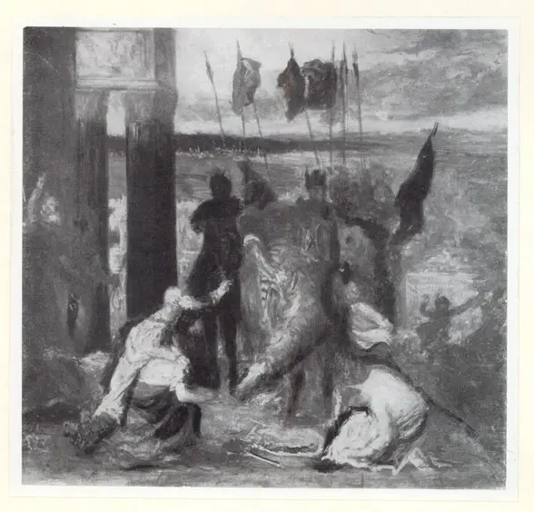 Anonimo , Degas, Edgar - sec. XIX - L'entr&eacute;e des Crois&eacute;s &agrave; Constantinople , fronte