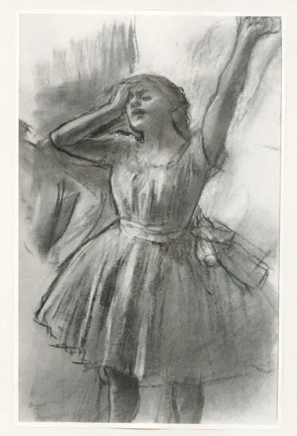 Anonimo , Degas, Edgar - sec. XIX - Danseuse vue de face , fronte