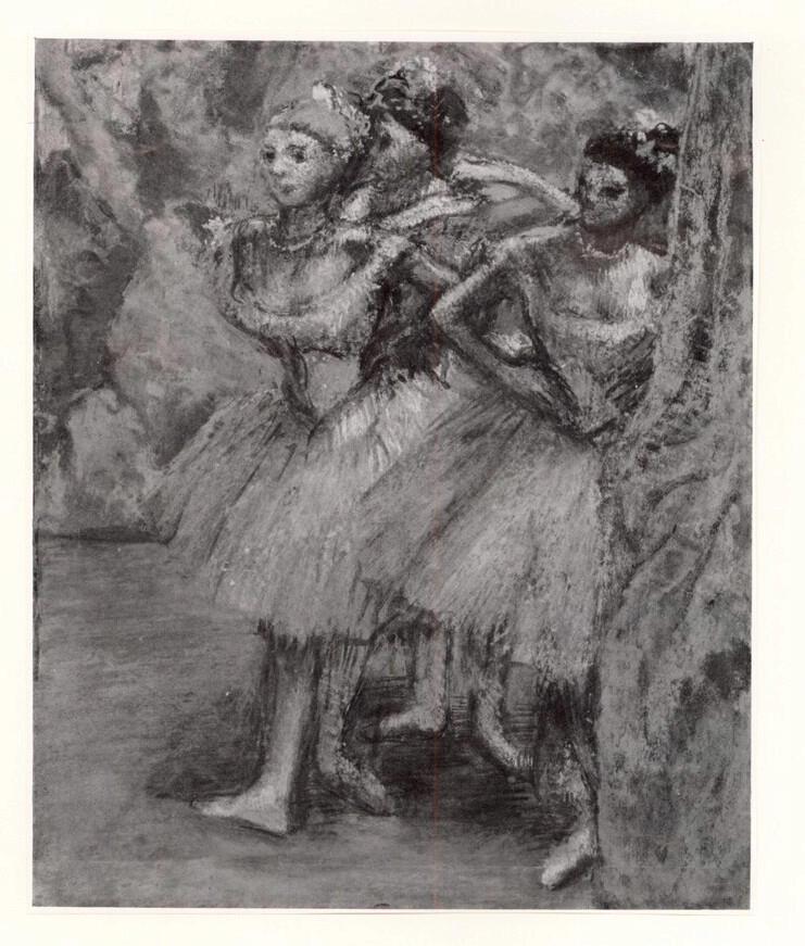 Anonimo , Degas, Edgar - sec. XIX - Trois danseuses