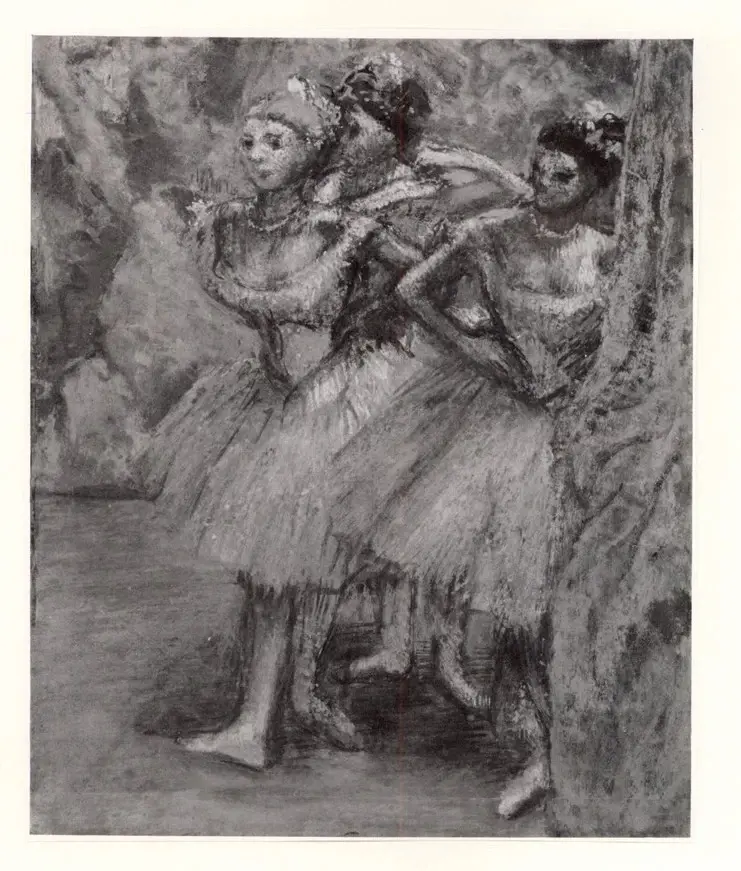 Anonimo , Degas, Edgar - sec. XIX - Trois danseuses , fronte