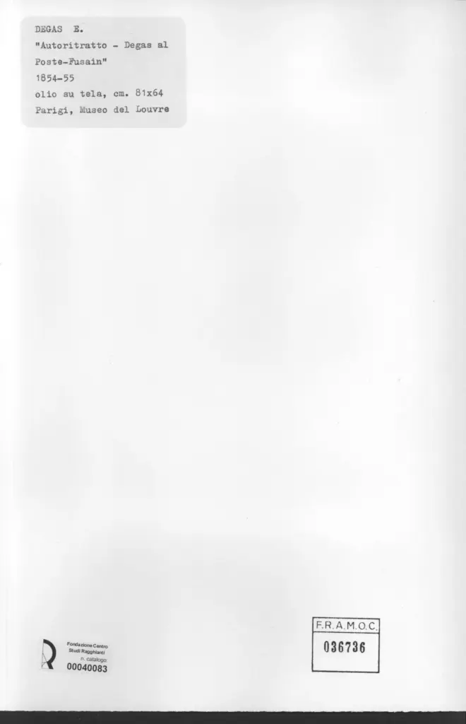 Anonimo , Degas, Edgar - sec. XIX , retro