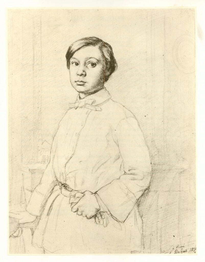 Anonimo , Degas, Edgar - sec. XIX - , fronte