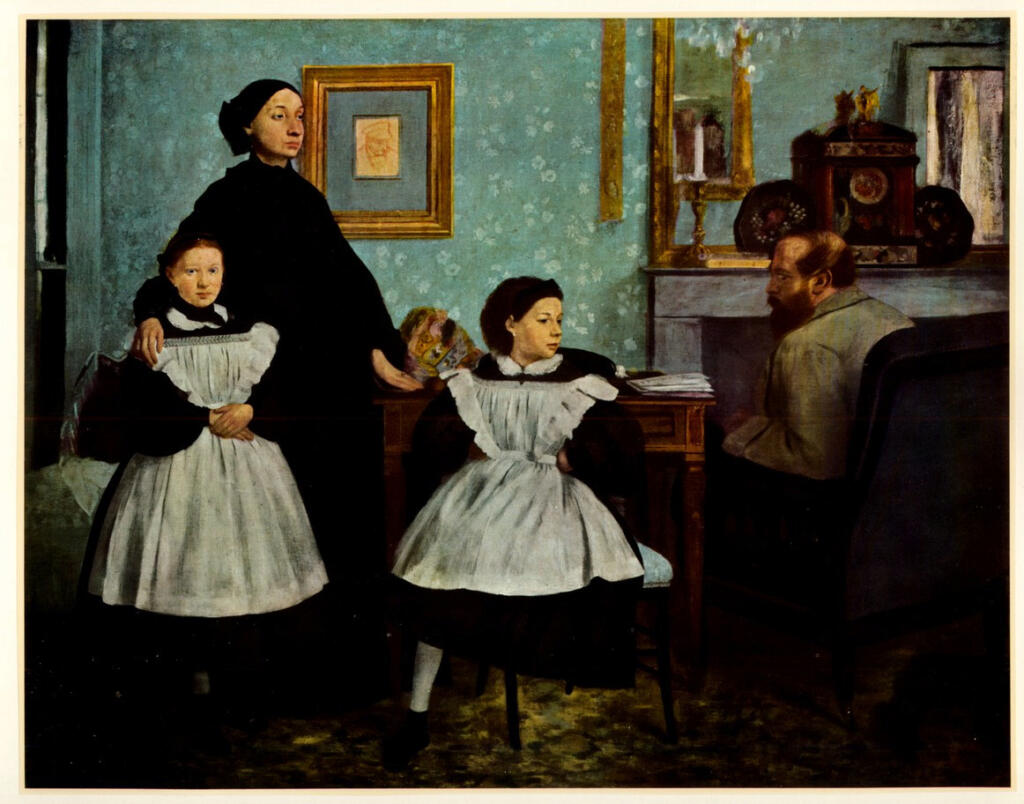 Anonimo , Degas, Edgar - sec. XIX - La famiglia Bellelli , fronte