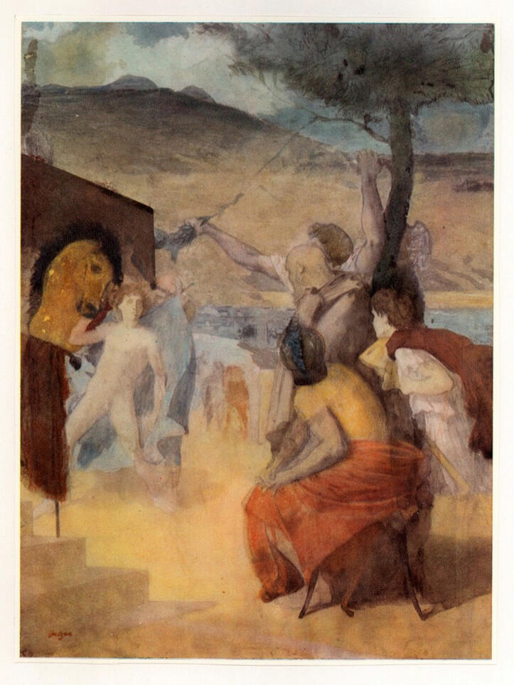 Degas, Edgar , Alessandro e il Bucefalo