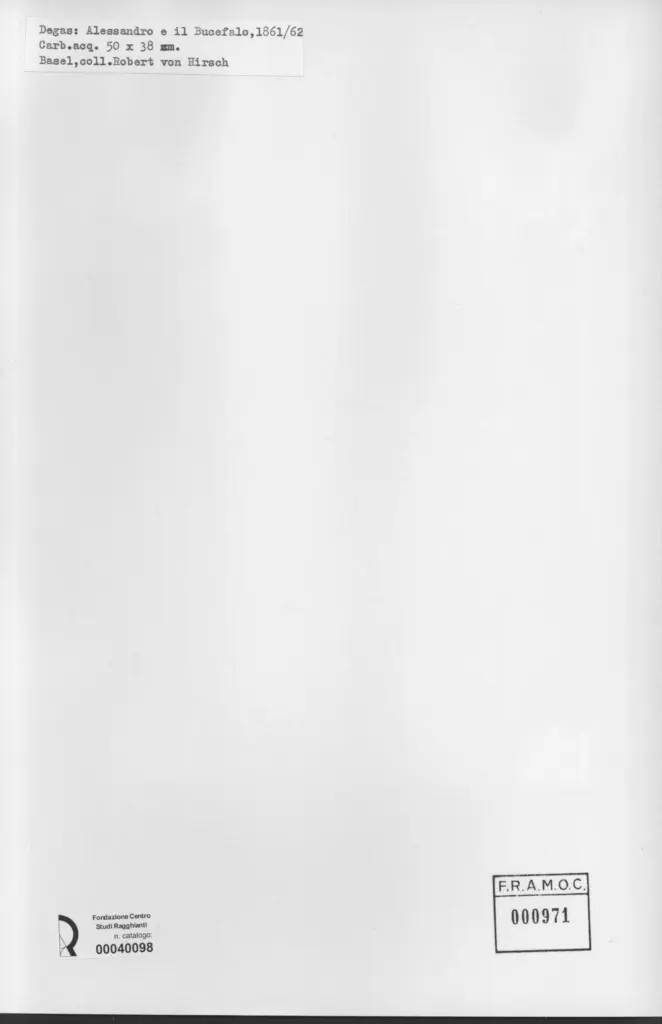 Anonimo , Degas, Edgar - sec. XIX , retro