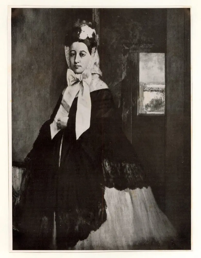 Anonimo , Degas, Edgar - sec. XIX - Madame Th&eacute;r&egrave;se Morbilli-Degas , fronte