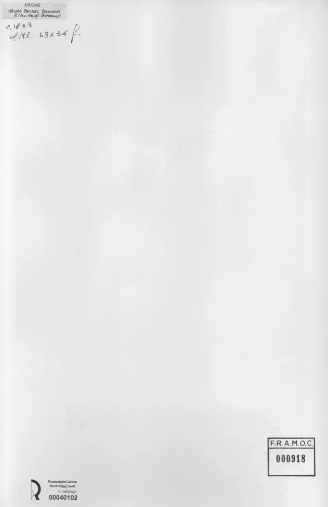 Anonimo , Degas, Edgar - sec. XIX , retro