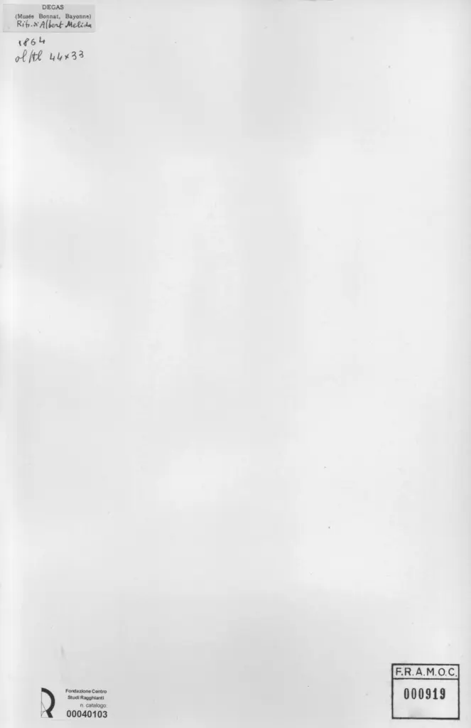 Anonimo , Degas, Edgar - sec. XIX , retro