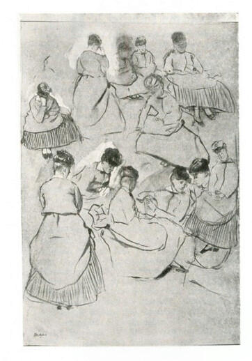 Anonimo , Degas, Edgar - sec. XIX - Spettatrici alle corse , fronte