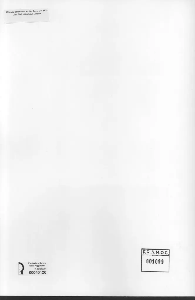 Anonimo , Degas, Edgar - sec. XIX - T&auml;nzerinnen an der Barre , retro