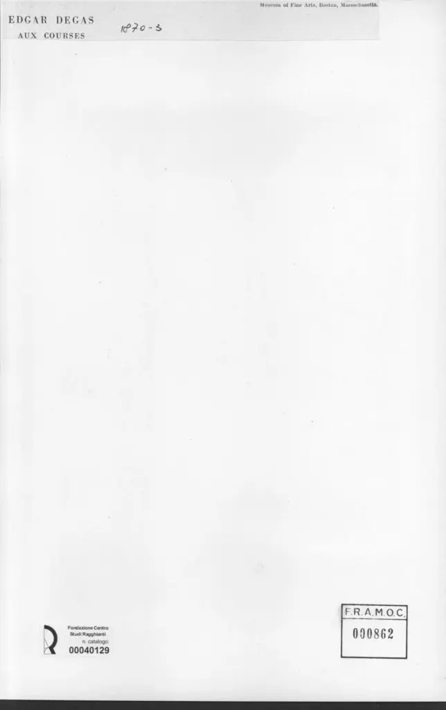 Anonimo , Degas, Edgar - sec. XIX , retro