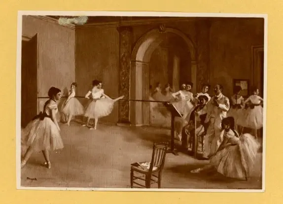 Anonimo , Degas, Edgar - sec. XIX - Scuola di ballo dell'Op&eacute;ra , fronte